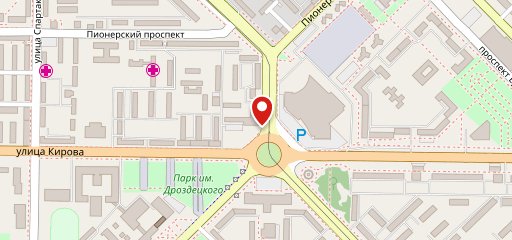Бильярдный клуб КУРАЖ на карте