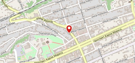 Курица на углях на карте