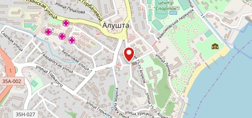 Курортная на карте