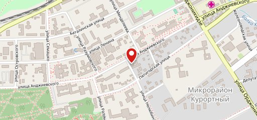 Курортное кафе на карте