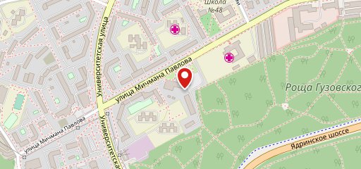 Курортный, ресторан на карте