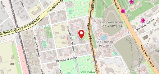 Курортный на карте