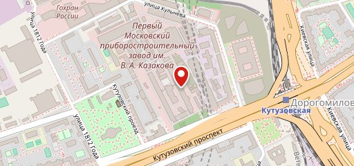 Кутузовский бильярдный клуб на карте