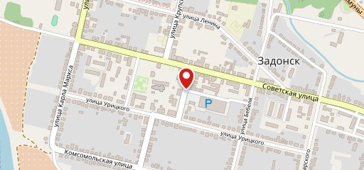 La буфет на карте