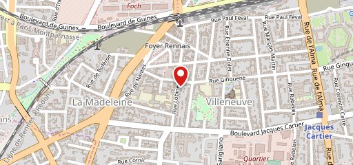 La Crevette Enchantee Rennes на карте