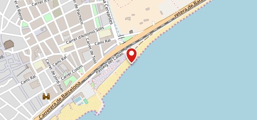La Raspa Beach на карте