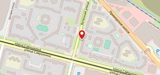 Лахта-парк на карте