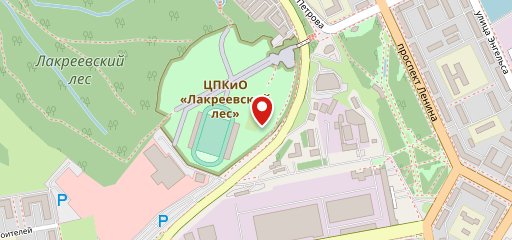 Лакреевское на карте