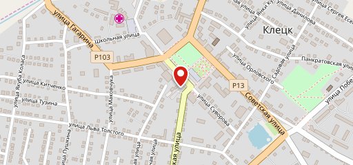 Лань Ресторан Клецкого Райпо на карте