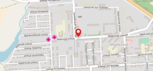 Ларек на карте