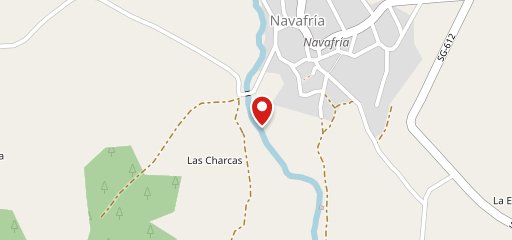 Chiringuito Las Charcas . Navafria на карте