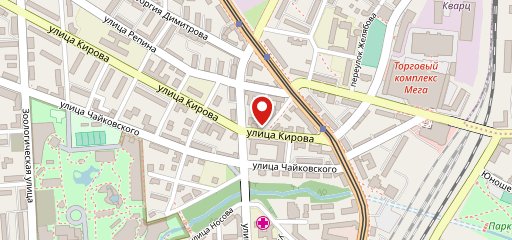 Рассвет на карте