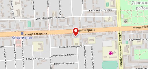 Лавашная на карте