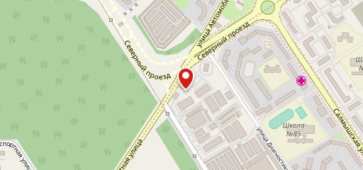 Бакинский бульвар на карте