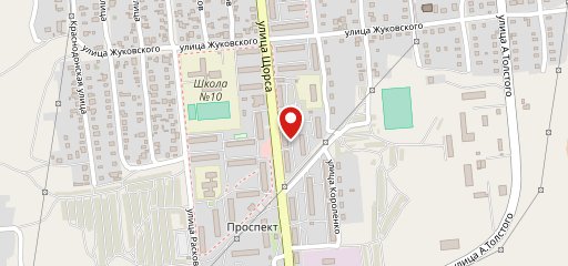 Лазурное на карте
