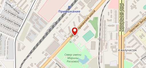 Лазурный на карте