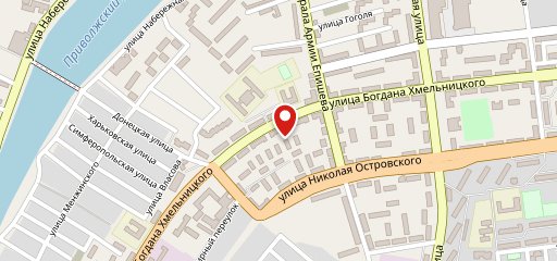 Лазурный, трактир на карте