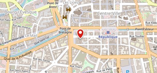 Le Chalet: Restaurant Rennes на карте