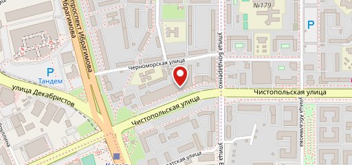 Лебяжье на карте