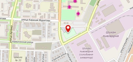 Ледовое на карте