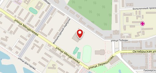 Ледовый на карте