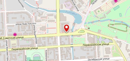 Ленинград, г. Липецк, ул. Ворошилова 4 на карте