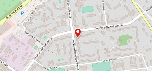 Ленинградская на карте