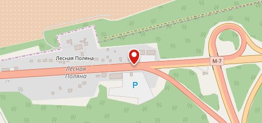 Лесная поляна на карте