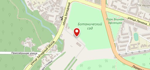 Лесная поляна на карте