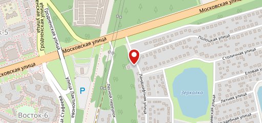 Лесной на карте