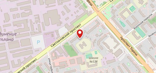 Лесной на Светлановском на карте
