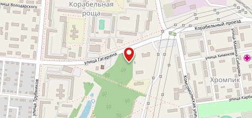 Лесок по литроболу на карте