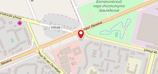 Летнее кафе от клуба Робинзон на карте