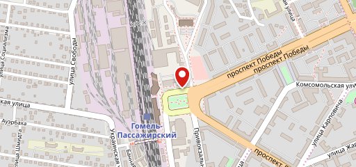 Летнее кафе ресторана «Гомель» на карте