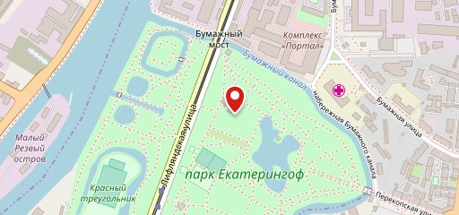 летнее кафе в парке екатерингофский на карте
