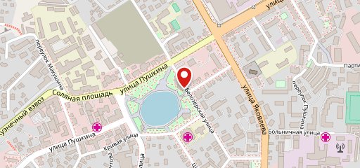 Белое озеро на карте
