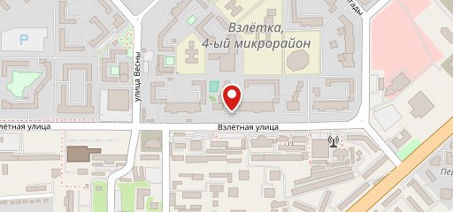 Летняя терраса на Взлетной на карте