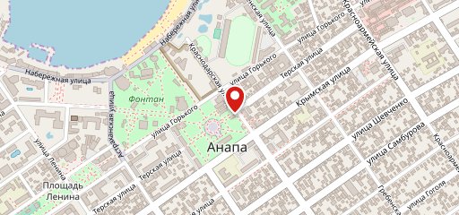 Летняя терраса ресторана на карте