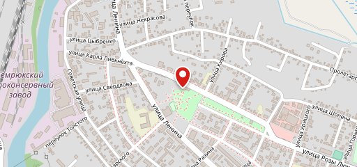 Летункофейня в парке на карте