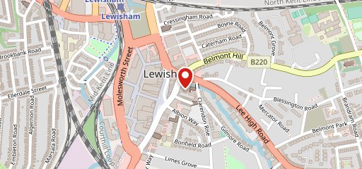 Levante Restaurant (Lewisham) на карте