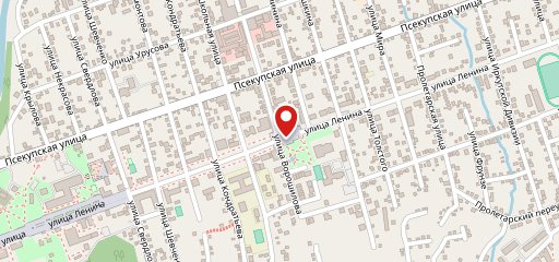 Пицца и пирог на карте