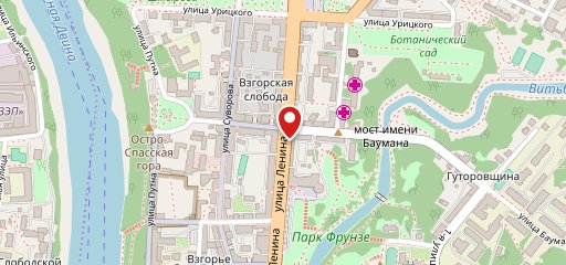 Пиццерия «Лайк Пицца» - Доставка пиццы в Витебске на карте