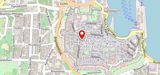 Lindos Garden Restaurant на карте
