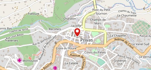 L'initial - Restaurant à Privas на карте