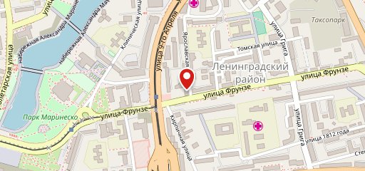 Лион, кафе на карте