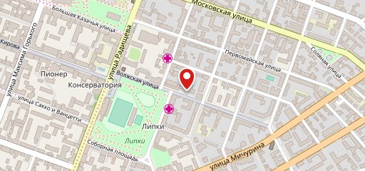 Липа городское кафе на карте