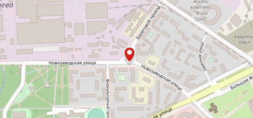 Листок на карте