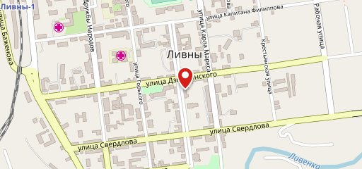 Ливенский хлеб на карте