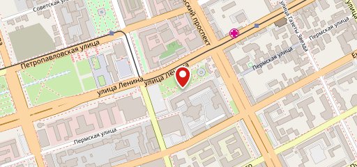 Лобби бар Урал на карте
