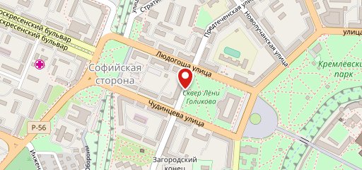 Лобби-бар Волхов на карте